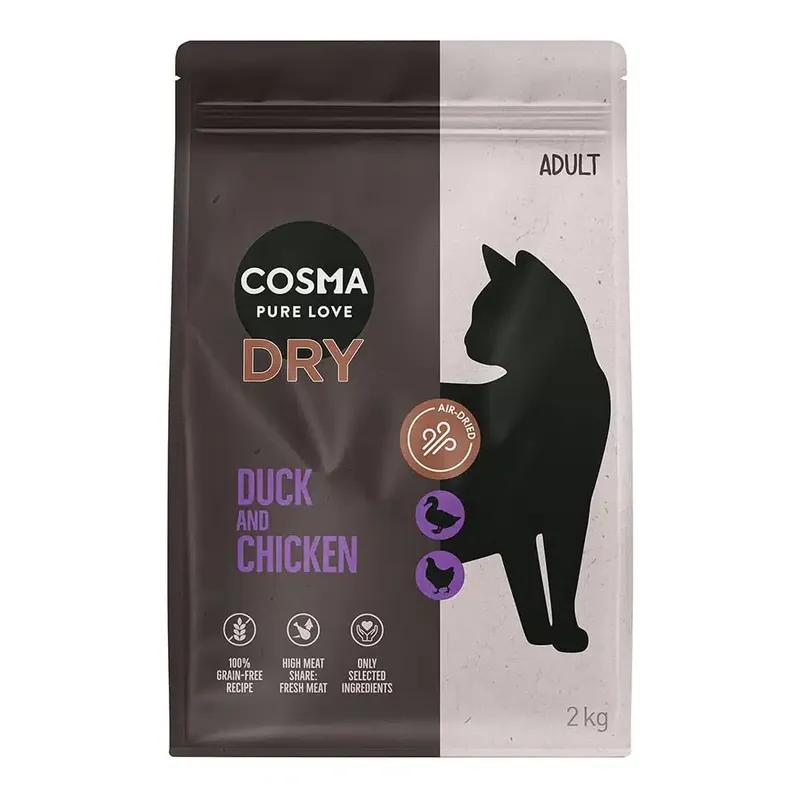 Mycket uppskattad | Cosma torrfoder anka & kyckling – 2 kg