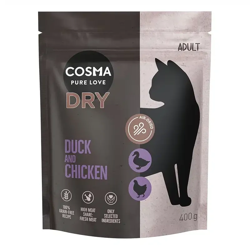 Tillverkarpris | Cosma torrfoder anka & kyckling – 400 g