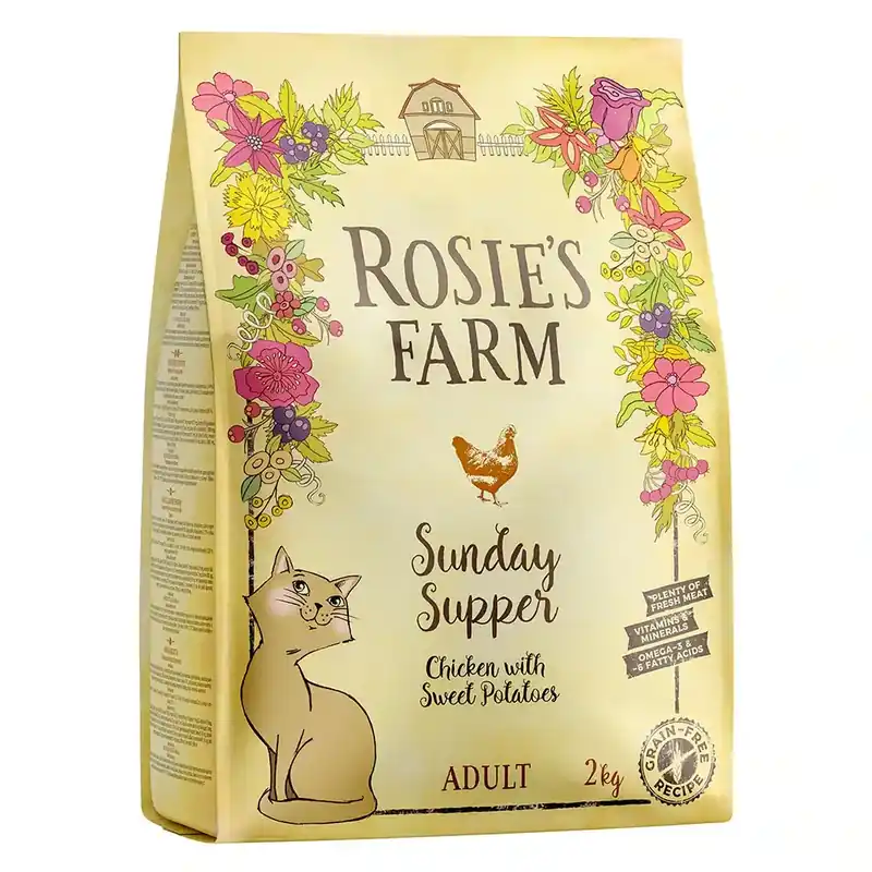 Premiumkvalitet | Rosie’s Farm Adult Chicken with Sweet Potato – 2 kg