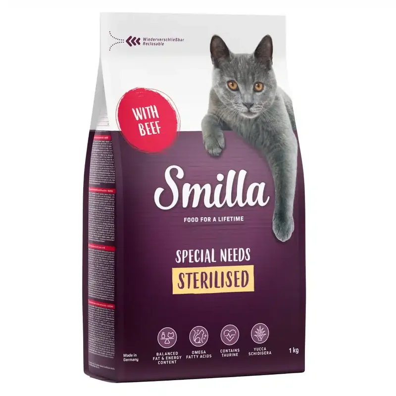 Smilla Adult Sterilised nötkött – 1 kg | Spara nu