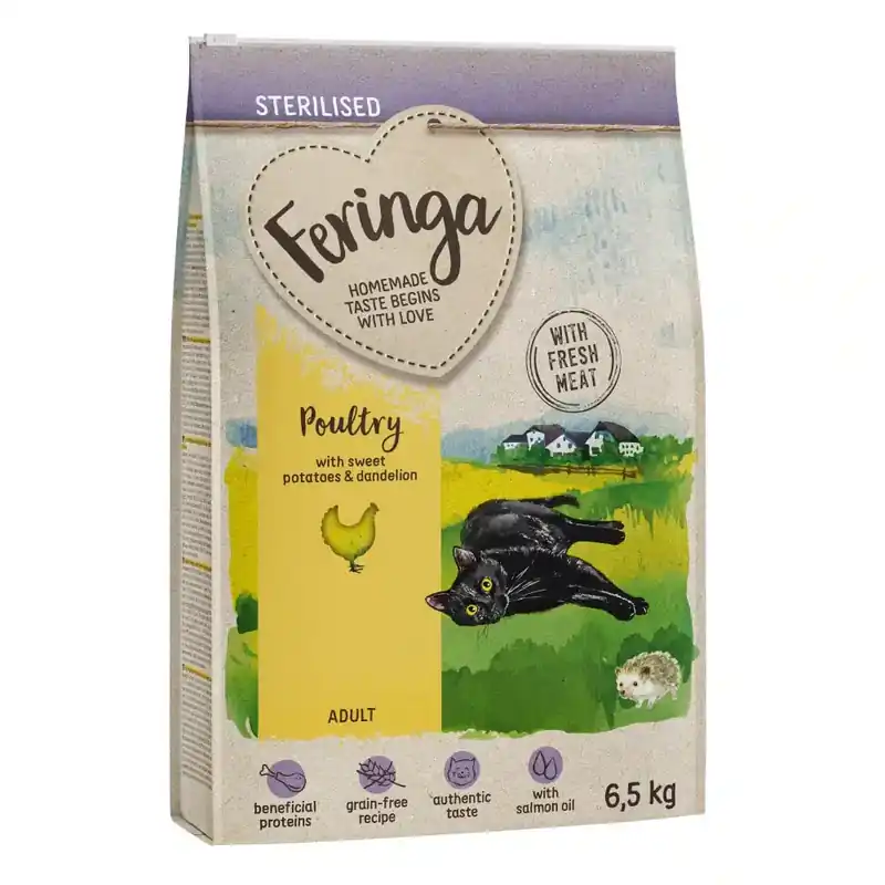 Expressfrakt | Feringa Adult Sterilised Fjäderfä – 6,5 kg