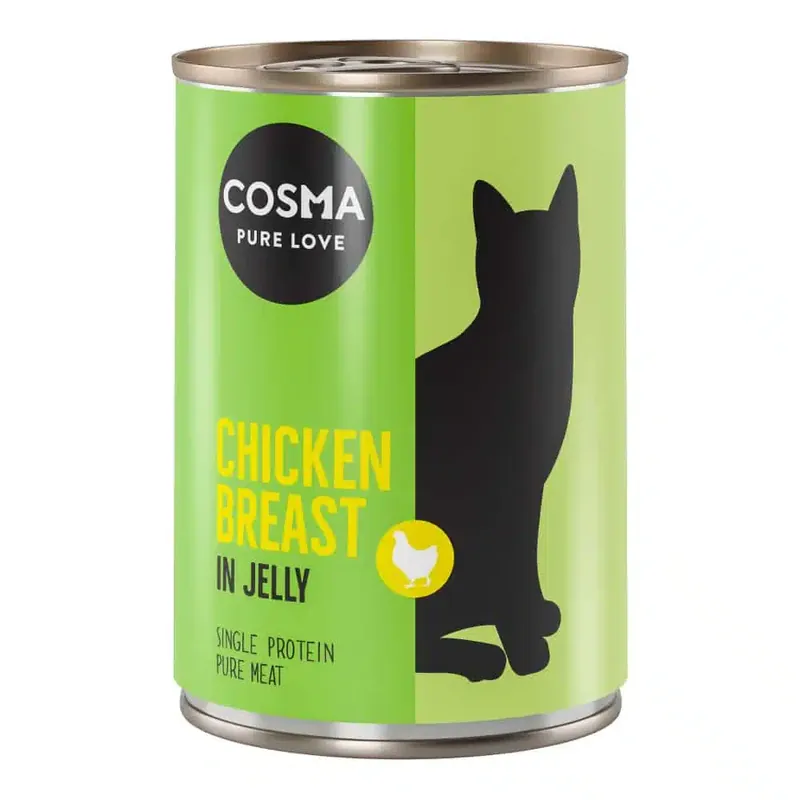 Cosma Original i gelé 6 x 400 g – Kycklingbröst - Få kvar i lager