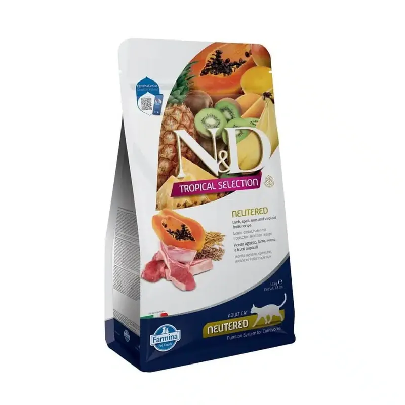 Sista dagarna | Farmina N&D Cat Tropical Lamb Neutered 1,5 kg