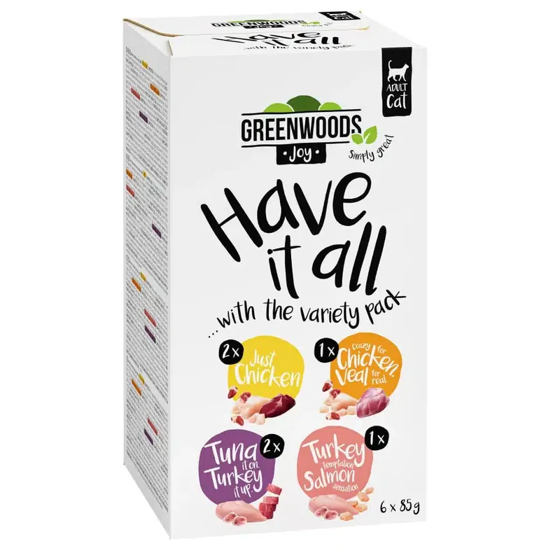 Greenwoods Joy 6 x 85 g – Blandpack | Precis lanserat