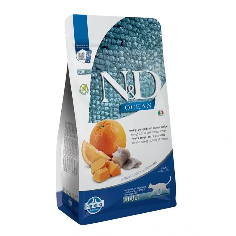 Farmina N&D Ocean Cat Herring & Pumpkin (1,5 kg) | Tillverkarpris