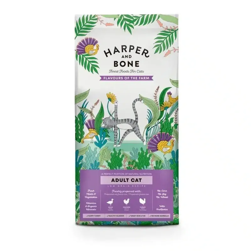 Begränsat antal | Harper&Bone Cat Adult Flavours of the Farm (1,5 kg)