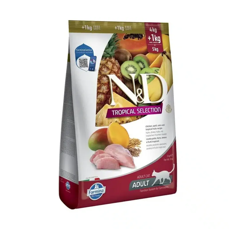 Väl omtyckt - Farmina N&D Cat Tropical Selection Chicken (5 kg)