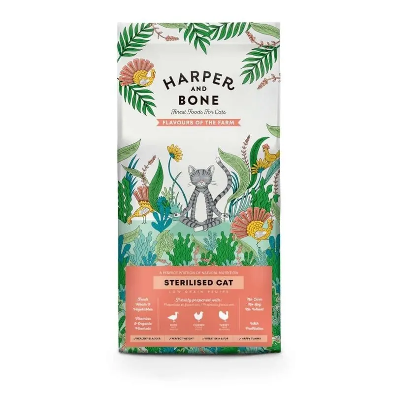 Harper&Bone Cat Adult Sterilised Flavours of the Farm (5 kg) | Dagens deal