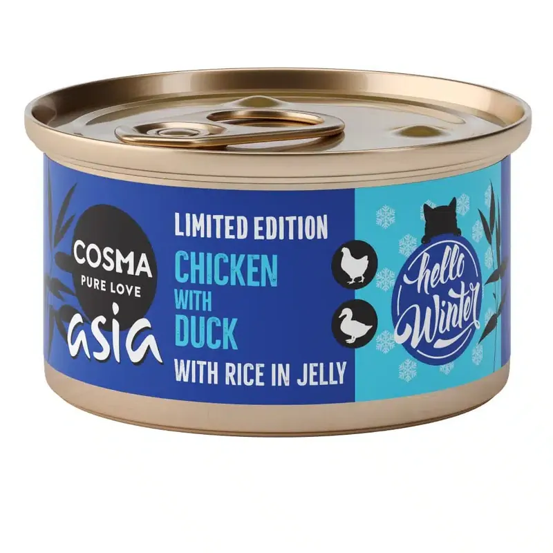 Cosma Winter Edition produkter till sparpris! – Asia kyckling & anka (6 x 85 g) - Endast denna vecka