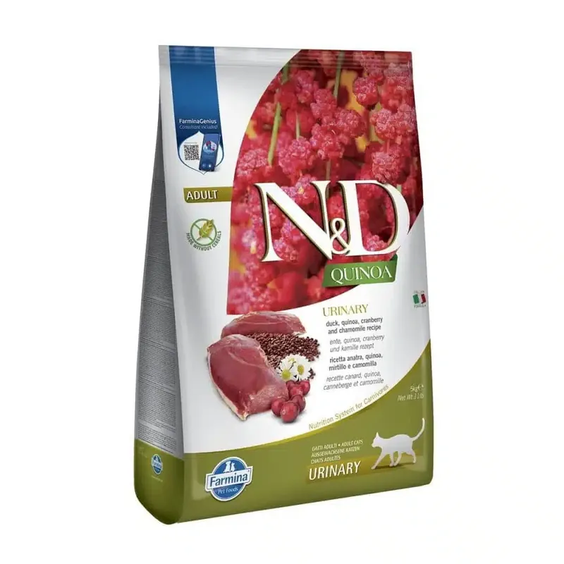 Mycket uppskattad | Farmina N&D Quinoa Cat Urinary Duck (5 kg)
