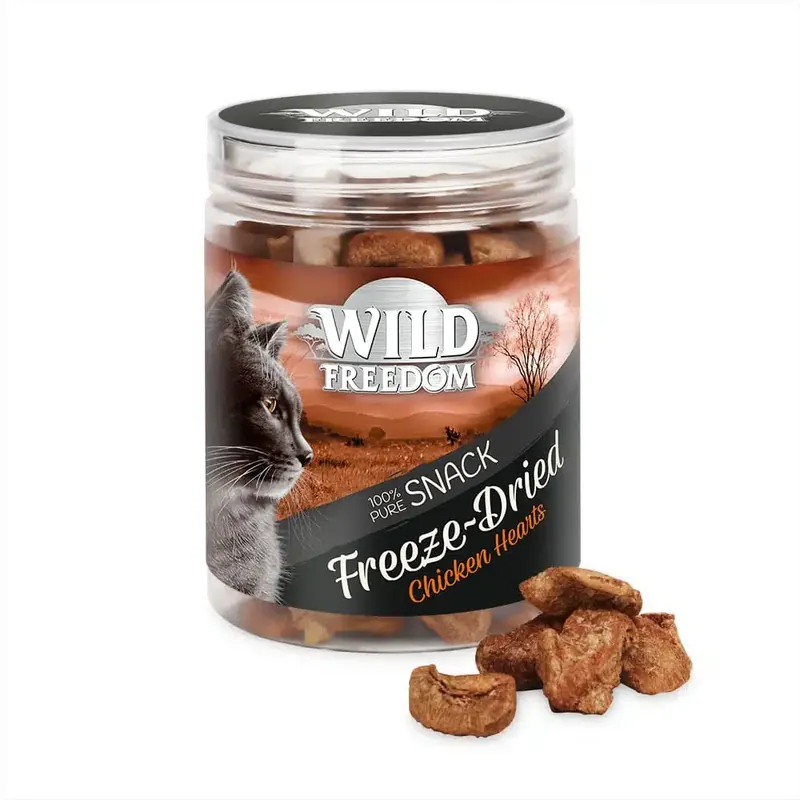 Wild Freedom Freeze-Dried Snacks Chicken Heart – 45 g - Rabatt