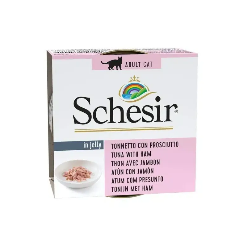 Finns tillgänglig | Schesir Cat Tuna & Ham 85 g