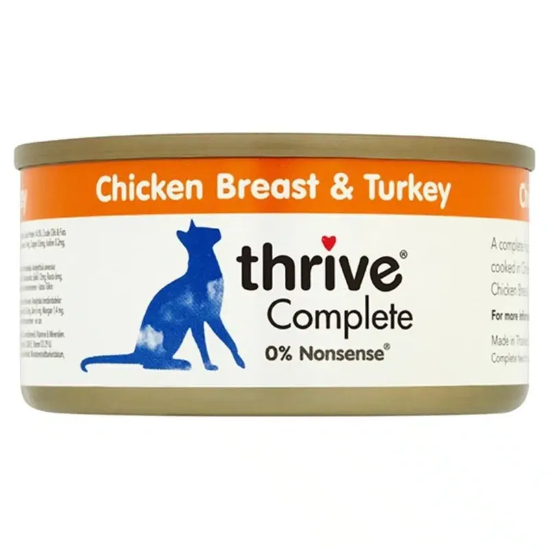Klar att skickas | Thrive Adult Kyckling & Kalkon 75 g