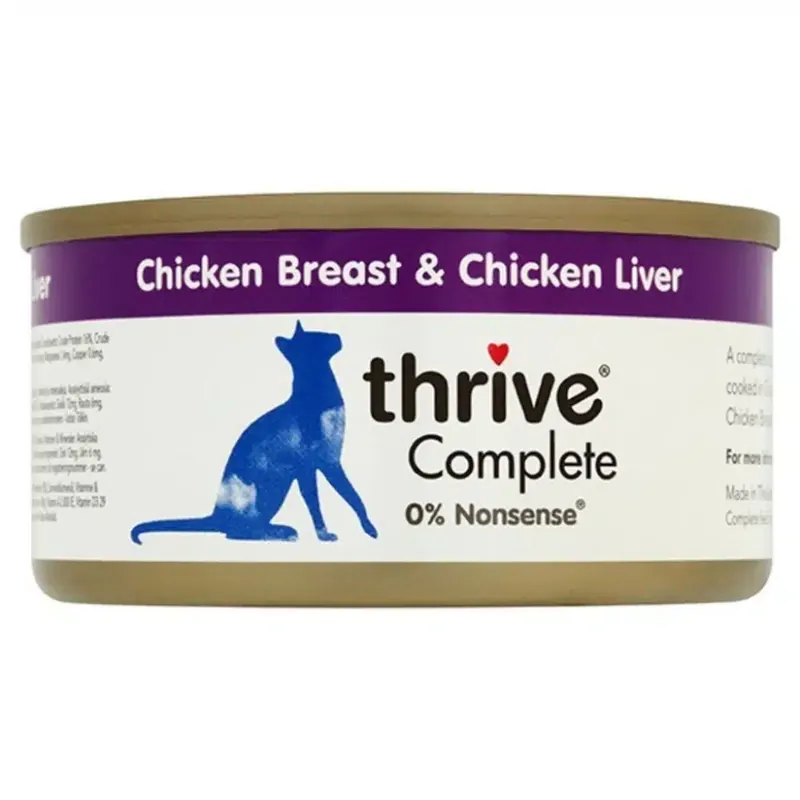Nytt lägre pris | Thrive Adult Kyckling & Kycklinglever 75 g