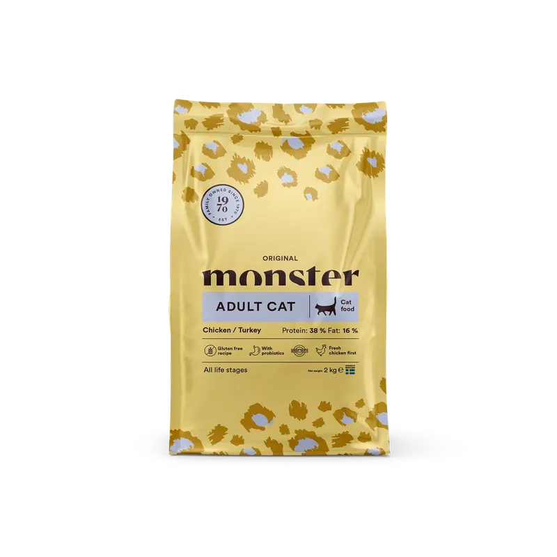 Original Chicken & Turkey Adult All Breed kattfoder – 2 kg - Beställ idag