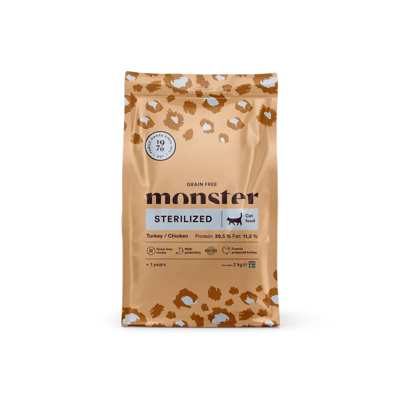 Specialerbjudande | Kattfoder Grain Free Chicken & Turkey Sterilized – 2 kg