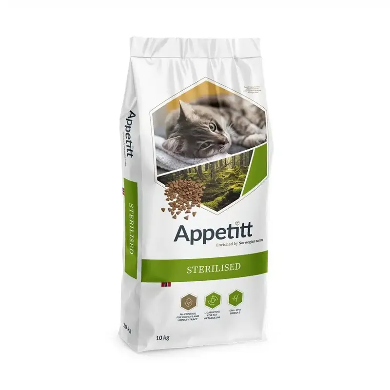 Appetitt Cat Sterilised (10 kg) | Tryggt köp