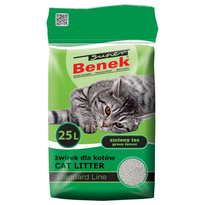 Endast denna vecka - Super Benek Green Forest – 25 l (ca 20 kg)