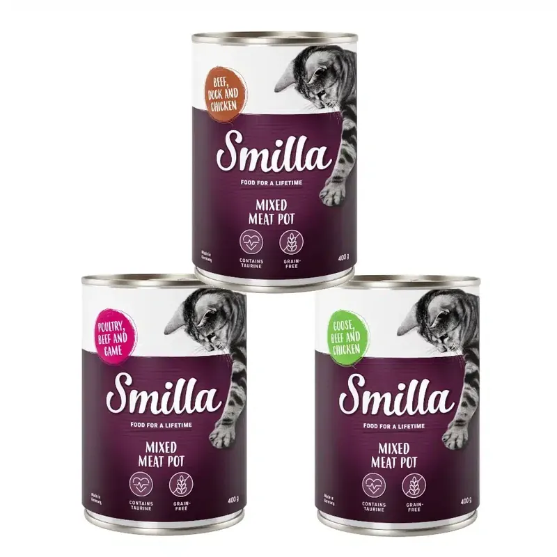 Smilla Mixed Meat Pot 6 x 400 g – Blandpack - Toppsäljare