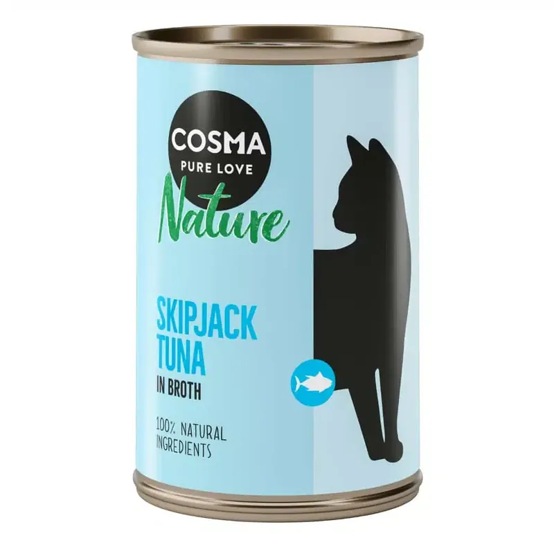 Cosma Nature 6 x 140 g – Skipjack tonfisk - Nyhet i webbutiken