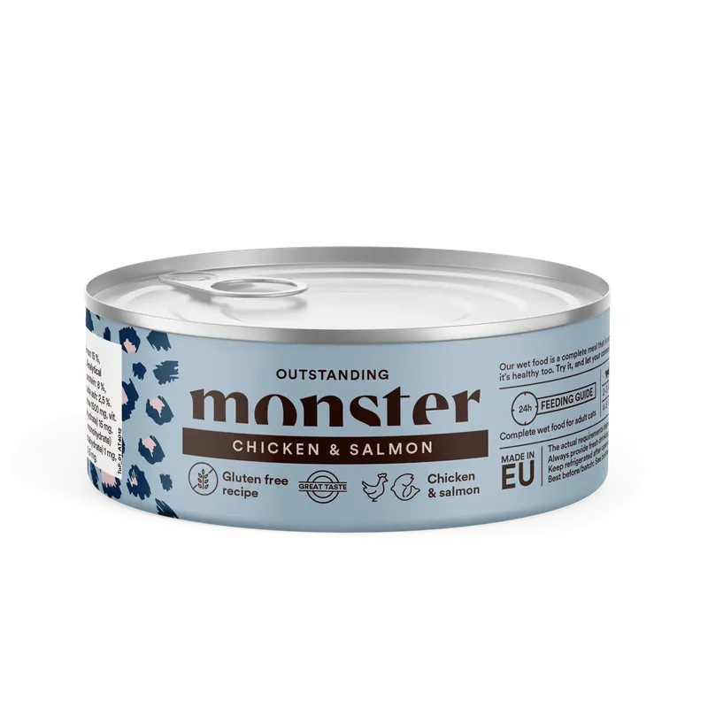 Cat Adult Chicken & Salmon – 12 x 100 g - Tillverkarpris