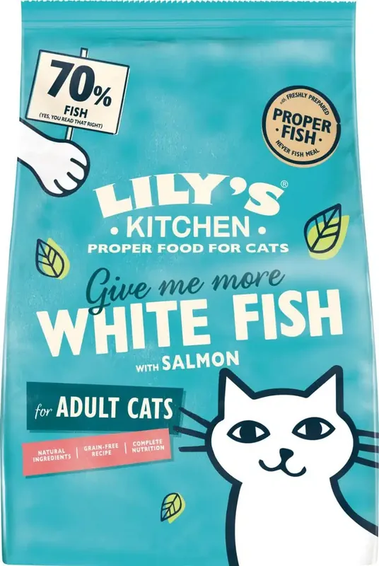 Fisherman’s Feast White Fish & Salmon torrfoder för katt – 2 kg - Bra pris just nu
