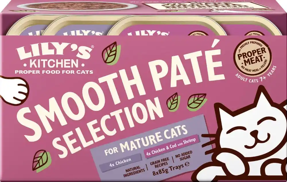 Mature Paté multipack våtfoder för seniora katter – 8 x 85 g - Så länge lagret räcker