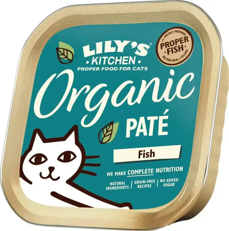 Organic Fish Dinner våtfoder för katt – 19 x 85 g - Dagens erbjudande
