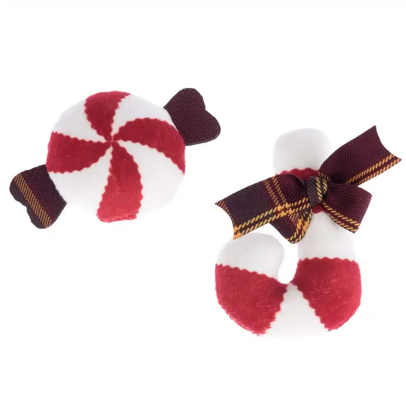 Precis tillagt | TIAKI Christmas Candy med kattmynta kattleksak – 2 pack