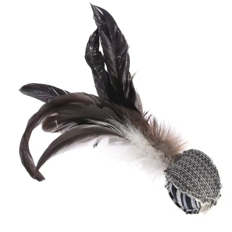 Premiumkvalitet | TIAKI Feather Ball kattleksak – 1 st