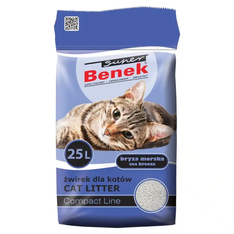 Super Benek Compact Ocean Breeze – 25 l (ca 20 kg) - Extra bra pris
