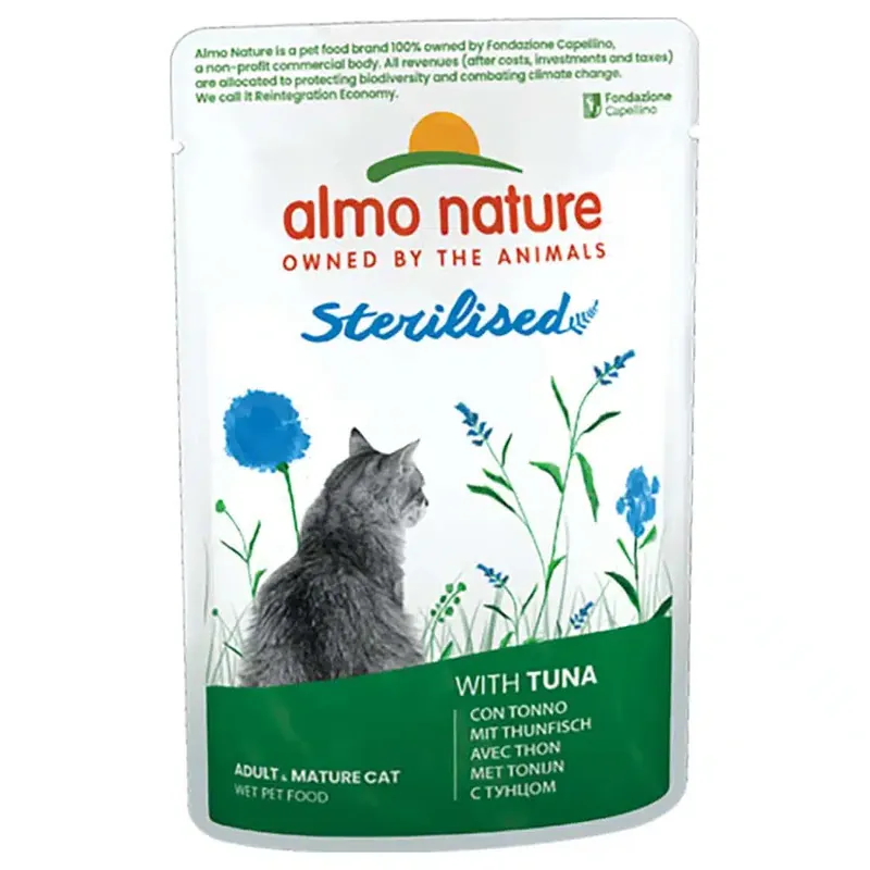 Direkt från tillverkaren - Almo Nature Holistic Sterilised portionspåse – 6 x 70 g tonfisk
