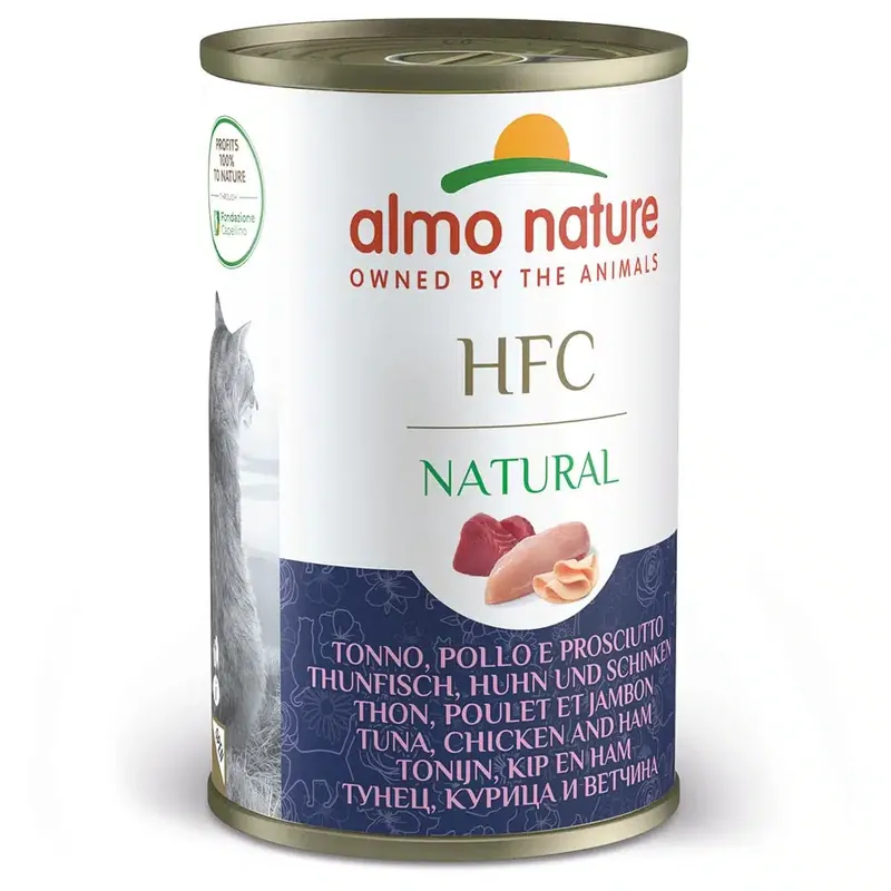 Almo Nature HFC 6 x 140 g – Tonfisk, kyckling & skinka - Kampanjpris