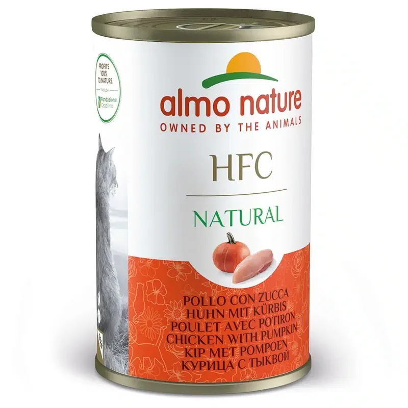 Almo Nature HFC 6 x 140 g – Kyckling & pumpa | Gratis retur