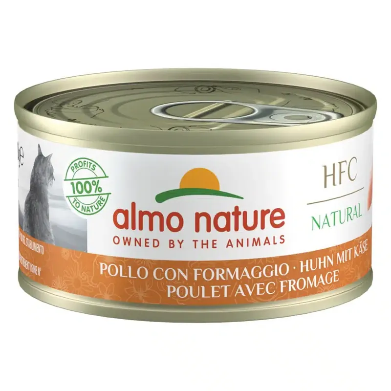 Almo Nature HFC Natural 6 x 70 g – HFC Natural Kyckling & ost - Snabb frakt