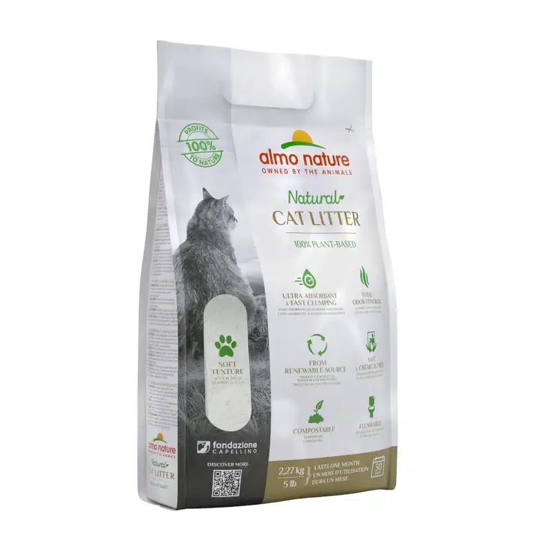Precis tillagt | Almo Nature Soft kattströ – 2,27 kg
