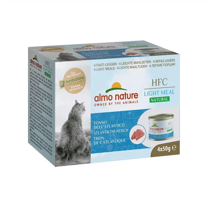 Ta chansen | Almo Nature HFC Natural Light 4 x 50 g – Tonfisk från Atlanten
