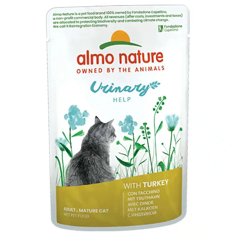 Bästsäljare | Almo Nature Holistic Urinary Help portionspåse – 6 x 70 g kalkon