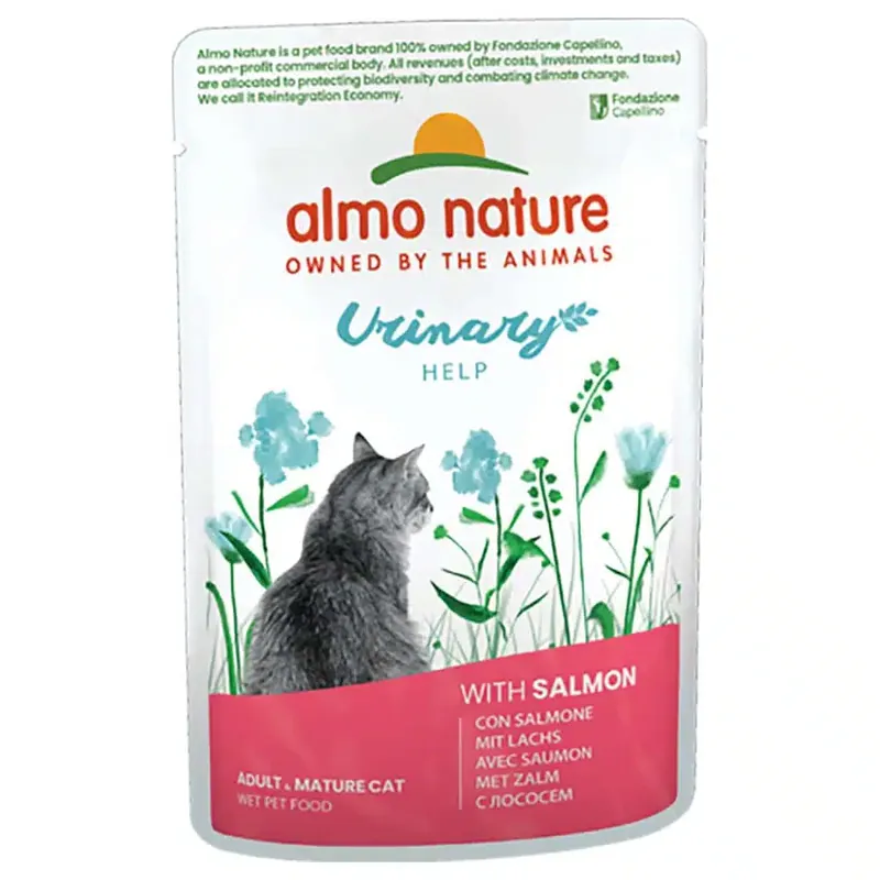 Almo Nature Holistic Urinary Help portionspåse – 6 x 70 g lax | Reapris
