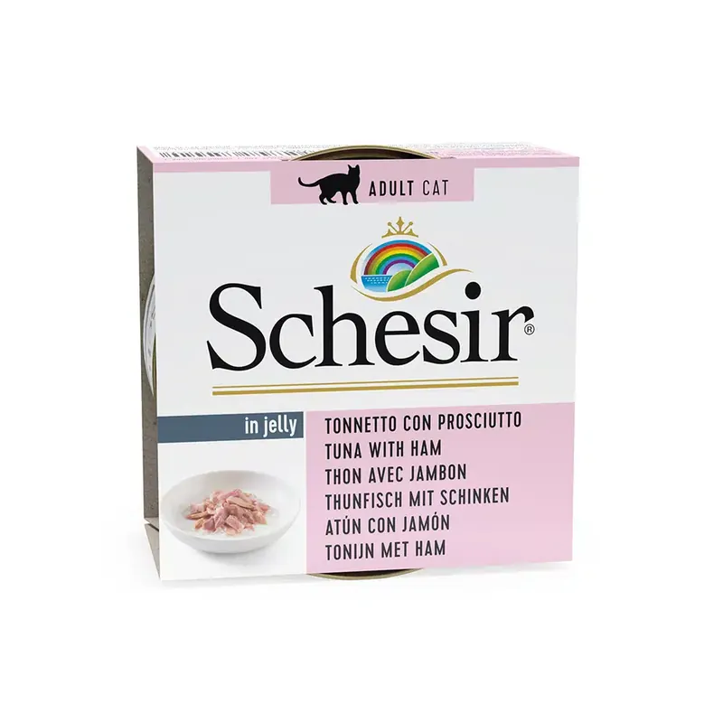 Schesir i gelé 6 x 85 g – Tonfisk & skinka - Extra rabatt
