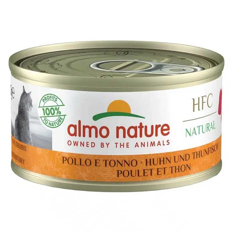 Almo Nature HFC Natural 6 x 70 g – HFC Natural Kyckling & tonfisk | Skynda dig
