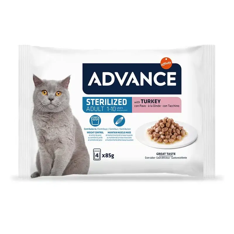 Advance – Sterilized Turkey – 52x85g - Köp online