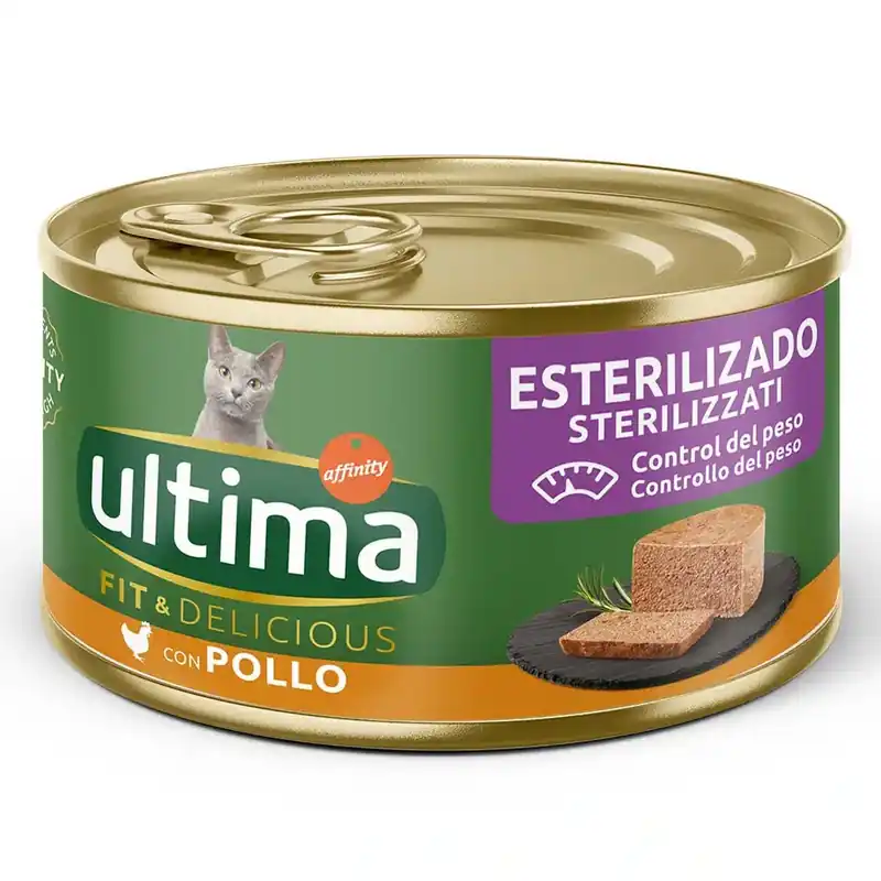 Toppsäljare - Ultima Fit & Delicious Sterilized Cat 24 x 85 g – Kyckling