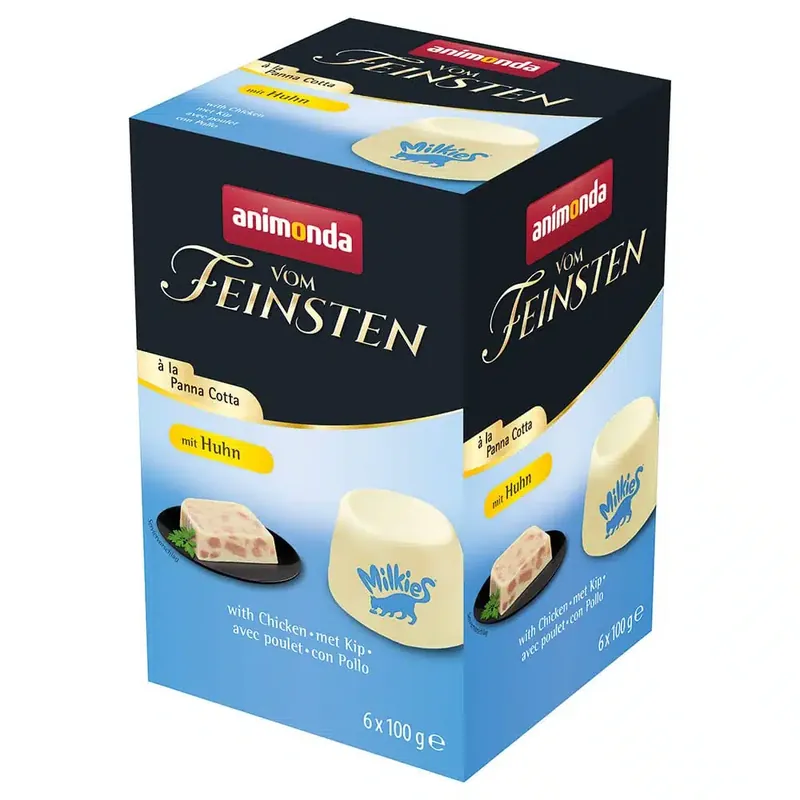 Animonda Vom Feinsten Adult à la Panna Cotta 6 x 100 g – Med kyckling | Trygg betalning