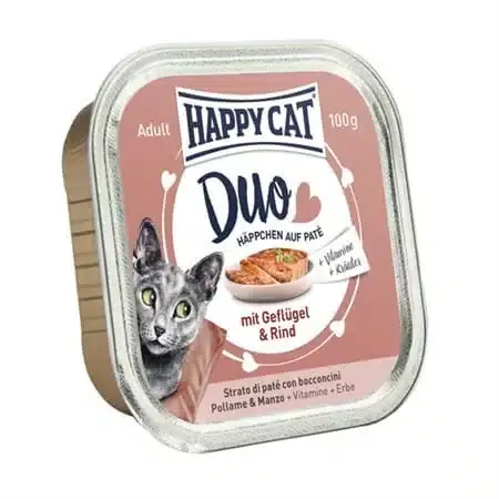 Minkas Paté våtfoder till katt med fågel & oxkött – 16 x 100 g - Försäljningssuccé
