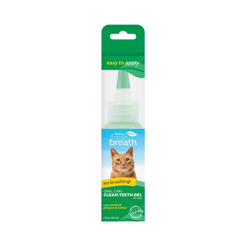 TropiClean Clean Teeth Oral Care Gel för Katt – 59 ml | Rabatt
