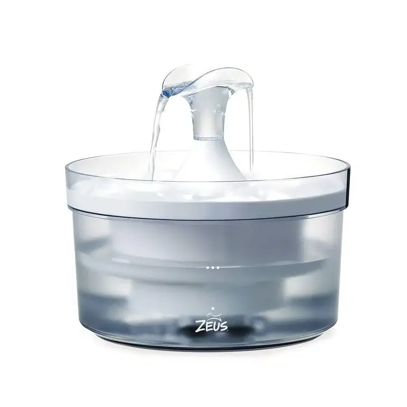 Zeus Waterfall transparent vattenfontän 1,5 Liter - Snabb frakt