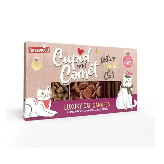 Rosewood Xmas Canape Godisbox till Katt 120 g - Passa på nu