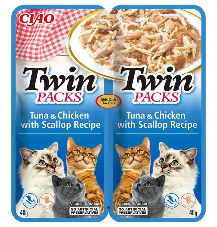 Lågt pris - Churu Tuna-Chicken in Scallop broth – TWIN PACK