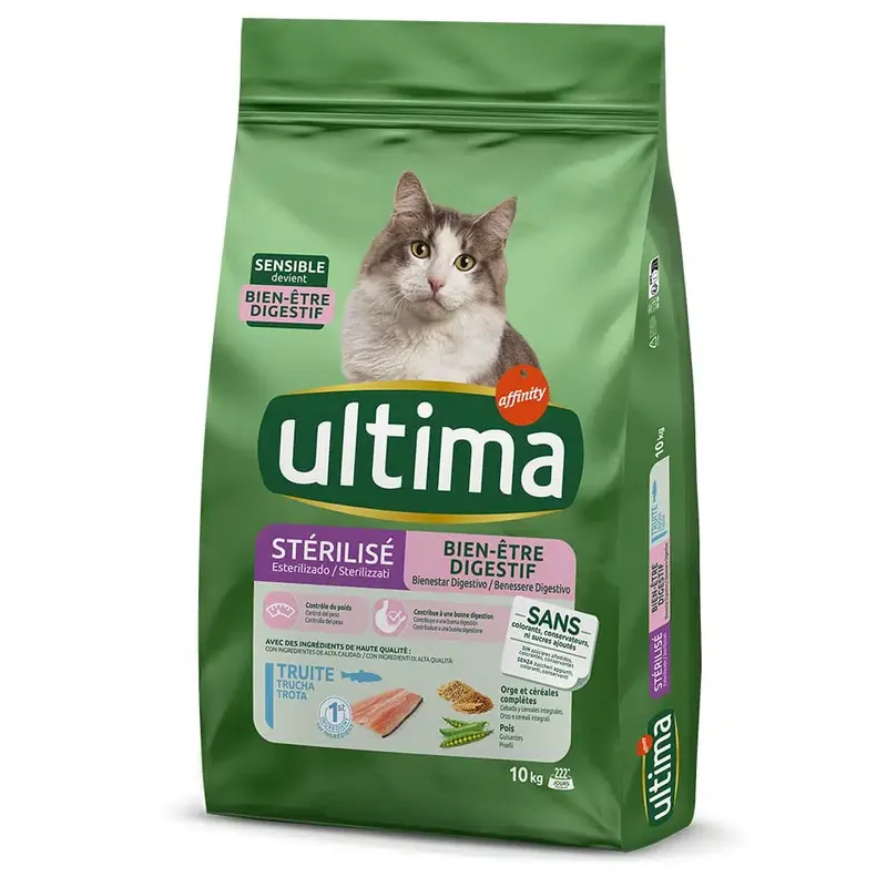 Expressleverans - Ultima Cat Sterilized Sensitive Trout – 10 kg